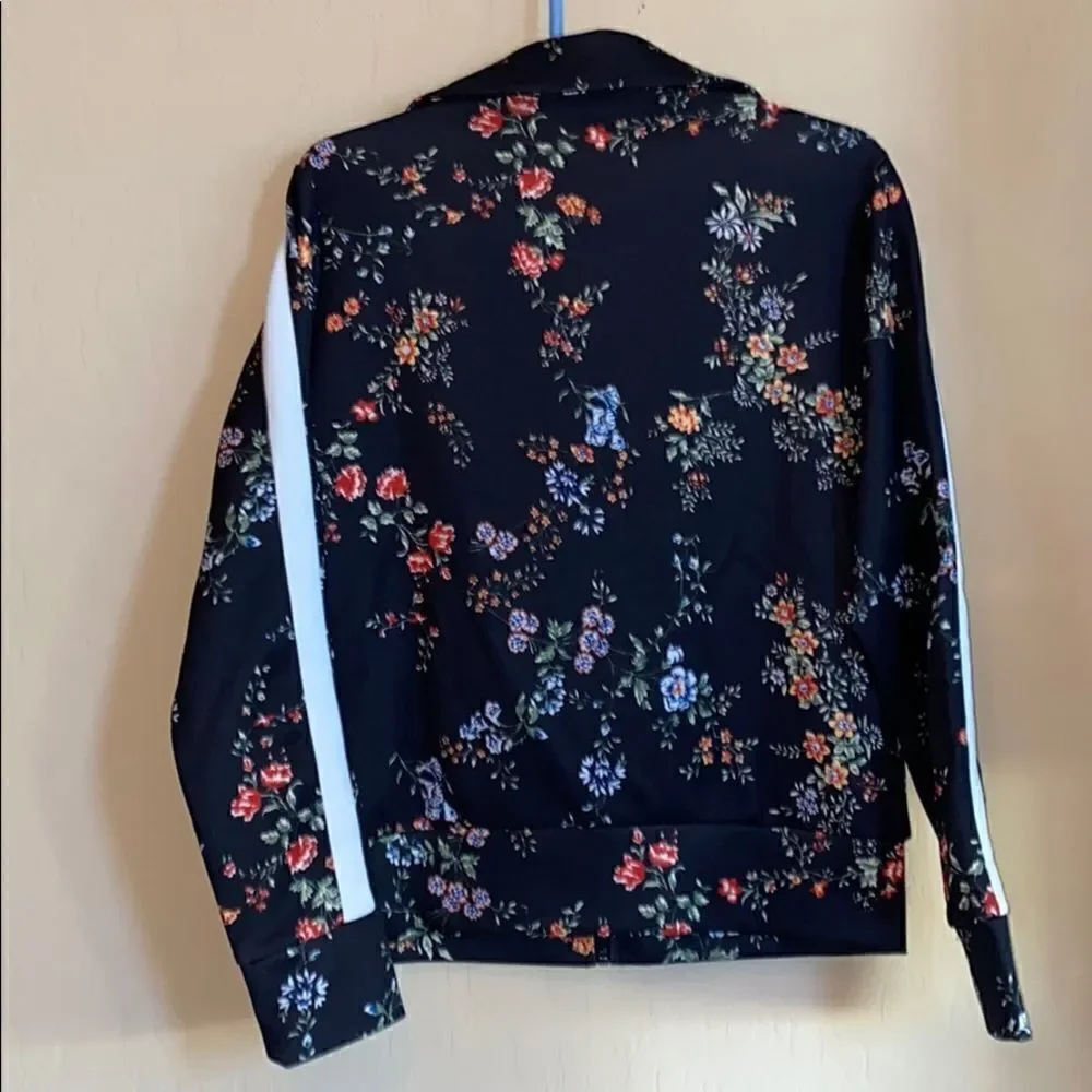 AFRM Vintage Arrive Print Track Jacket Size Medium